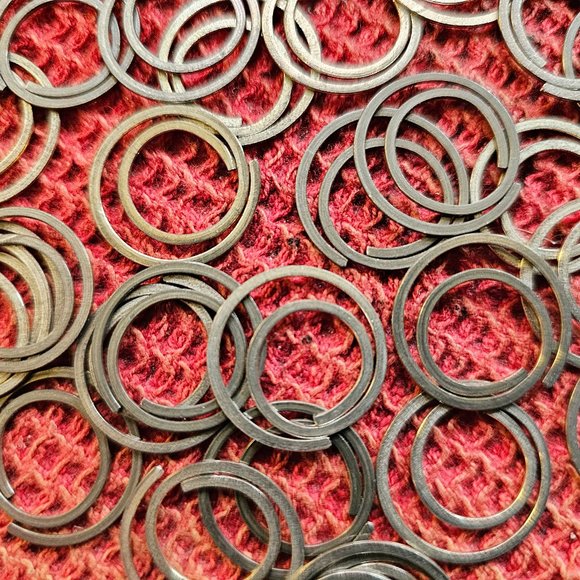 Spiral paper clips, handmade by California artist, unusual tiny works of art - Picture 1 of 7